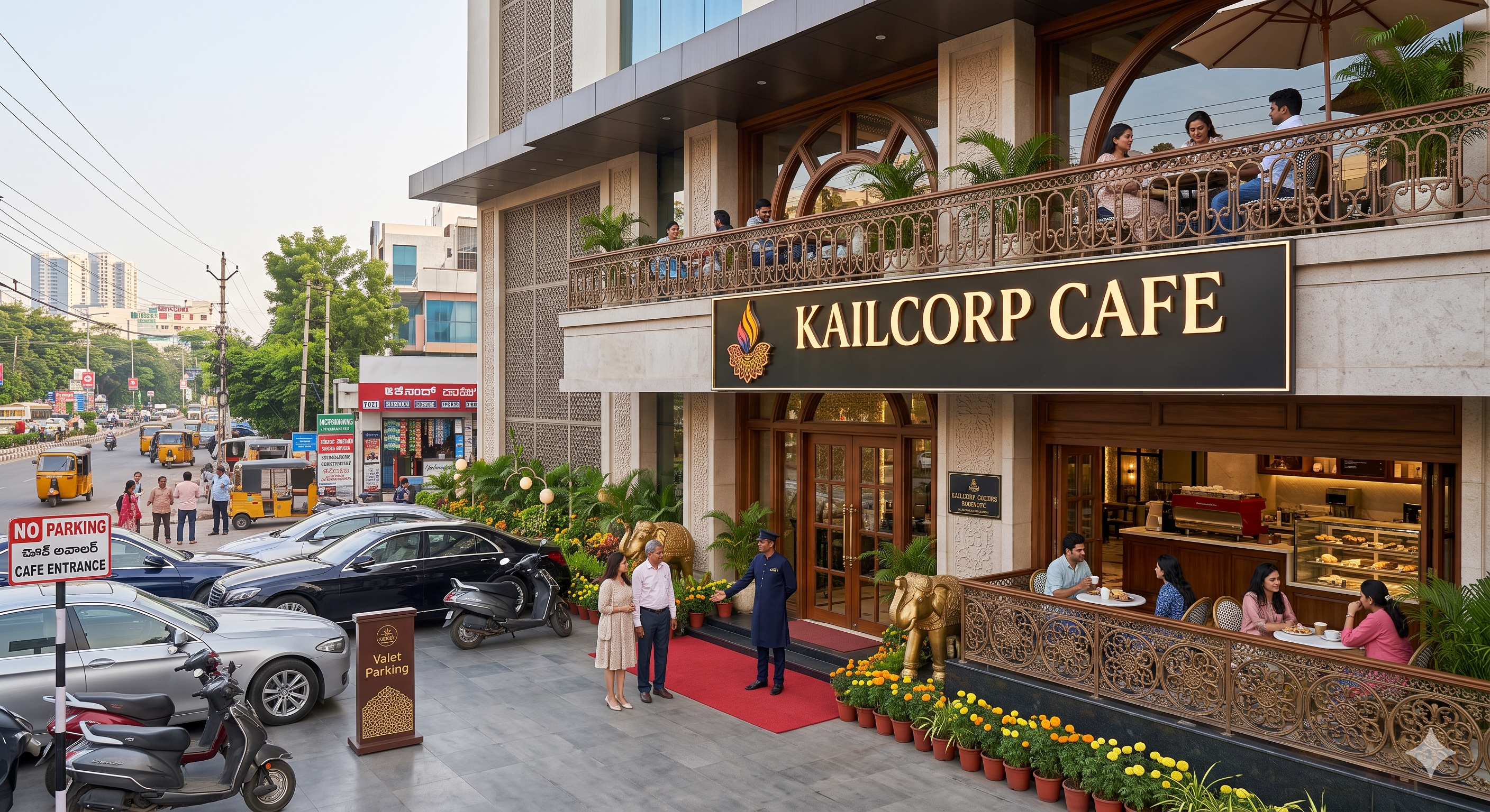 KAILCORP cafe exterior